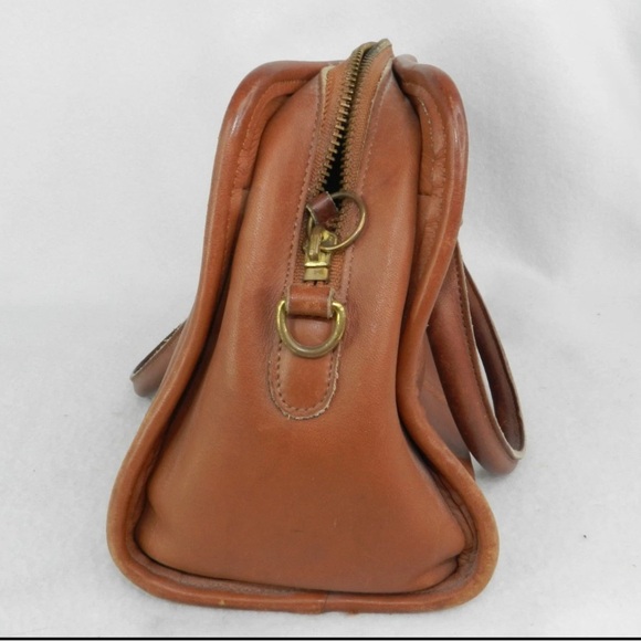 Coach Vintage 9871 Beaumont Doctor Satchel Bag British Tan Leather made in USA - Picture 5 of 8